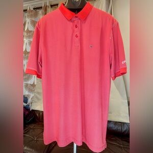 Callaway Red Opti-Dri Performance Polo Shirt XL